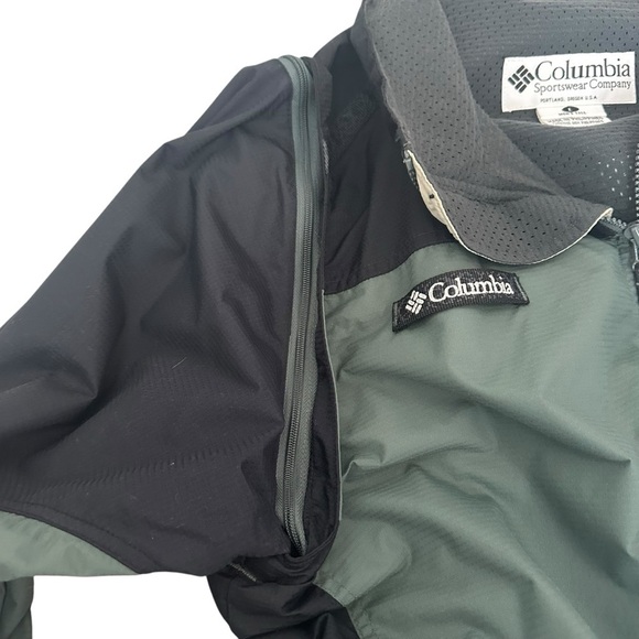 Columbia Sportswear Company Packable Green Jacket With Removable Sleeves Lg Tall - Picture 5 of 10
